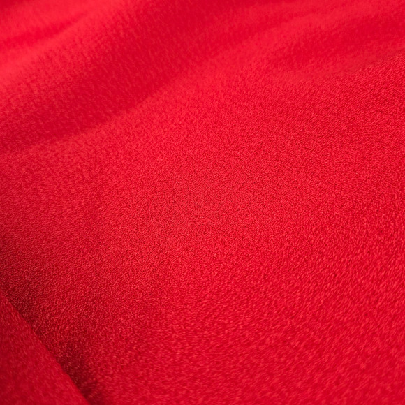 Dress the Population Red Rouge Stevie V Neck Wide Leg Belt Jumpsuit Size Medium - Picture 3 of 15